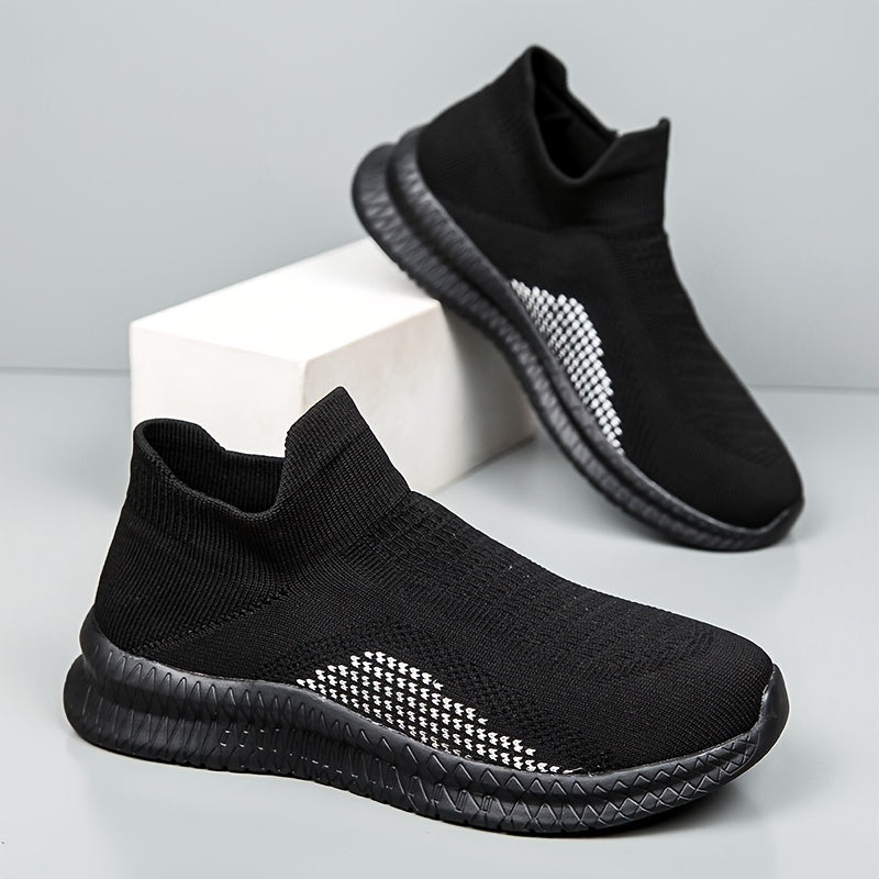 Breathable Lightweight Slip On Casual Shoes, Soft Sole