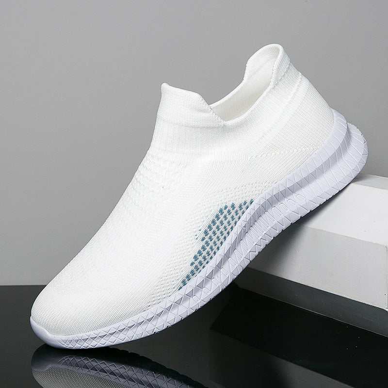 Breathable Lightweight Slip On Casual Shoes, Soft Sole
