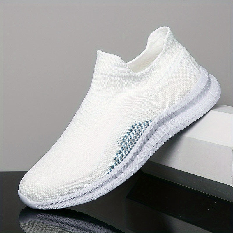 Breathable Lightweight Slip On Casual Shoes, Soft Sole