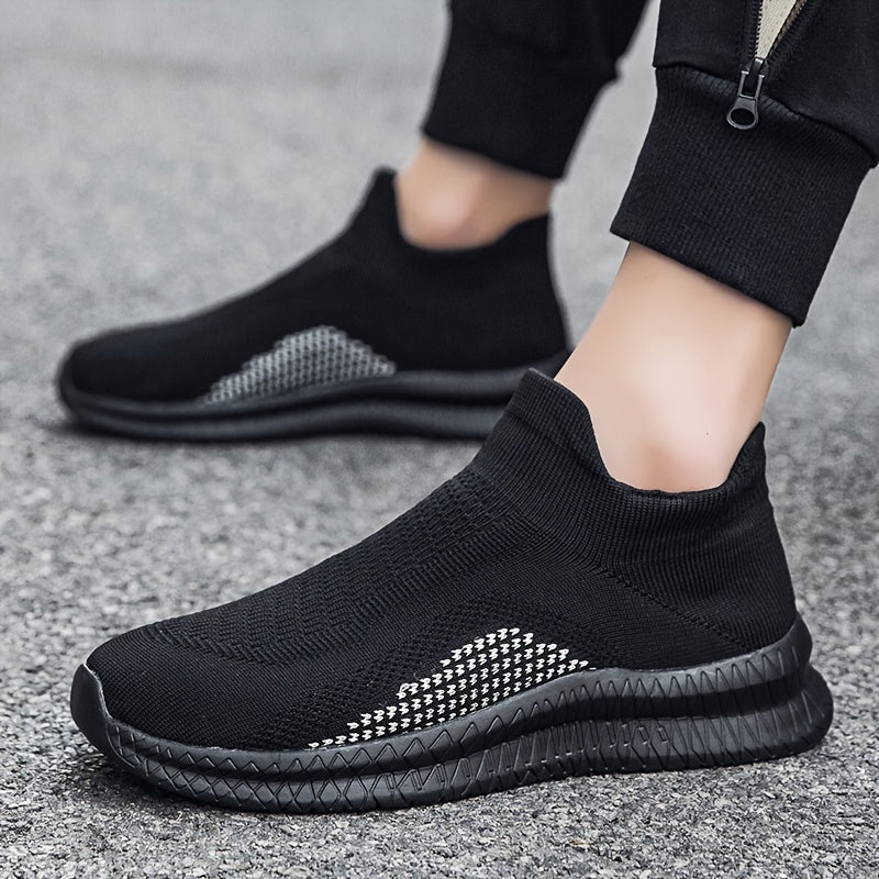 Breathable Lightweight Slip On Casual Shoes, Soft Sole