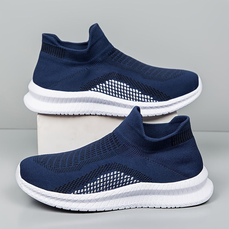 Breathable Lightweight Slip On Casual Shoes, Soft Sole