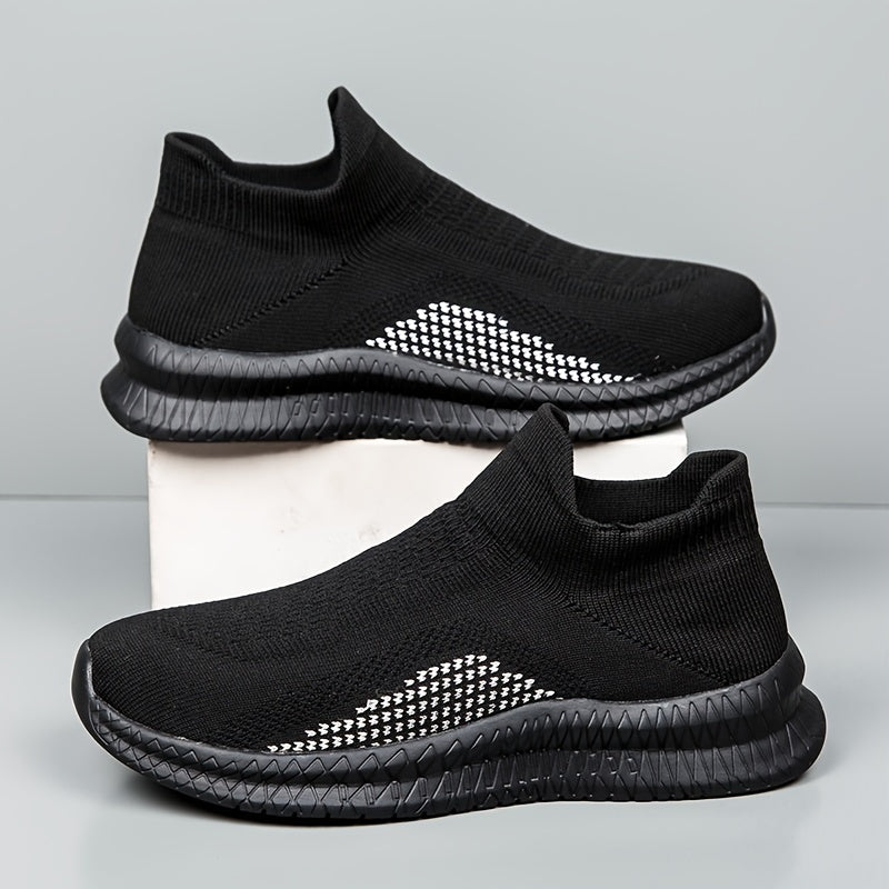 Breathable Lightweight Slip On Casual Shoes, Soft Sole